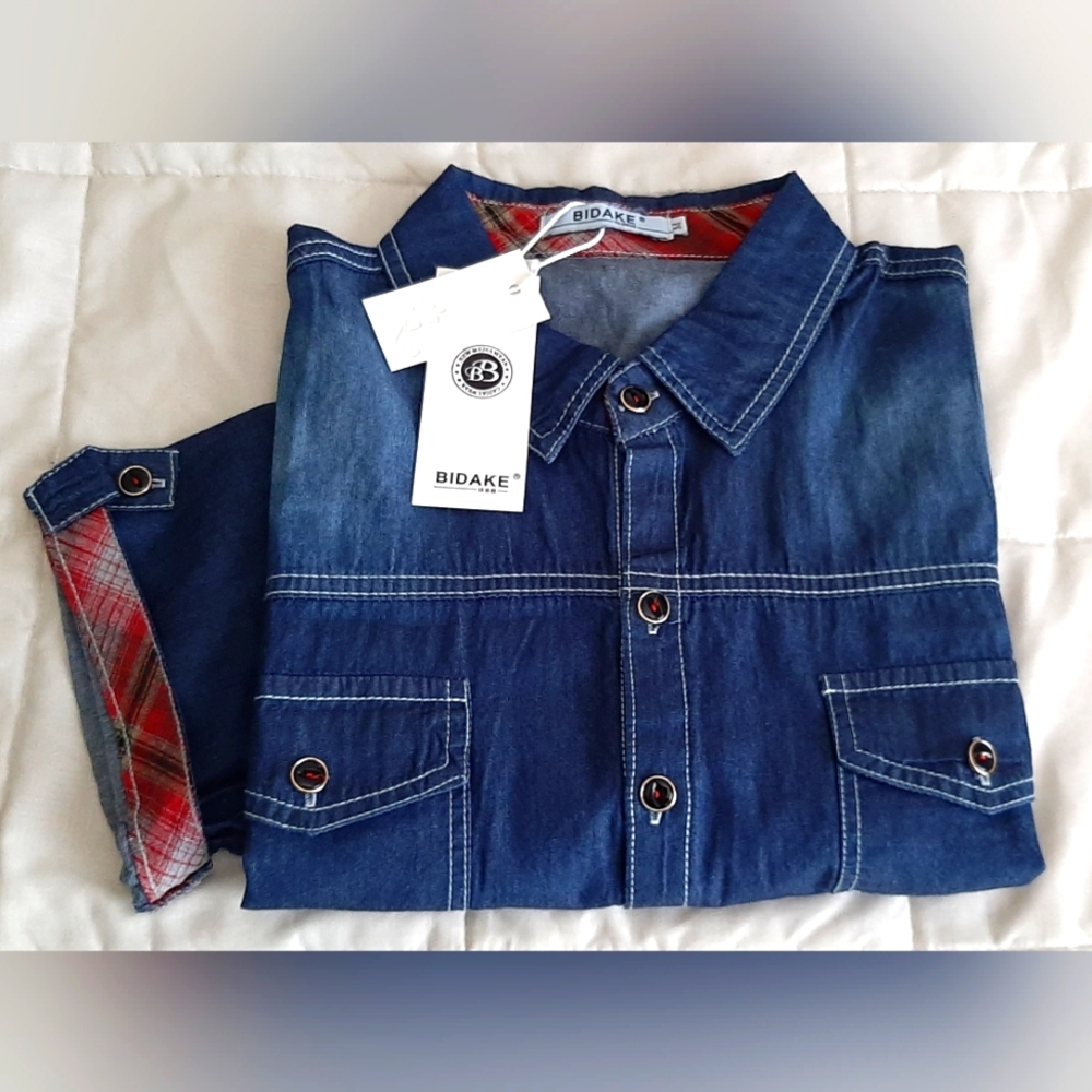 Bidake Short Sleeve Button Up *NWT*